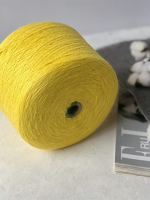 Angora 70, 70% ангора, 30% нейлон, 100 г/700 м, цвет 204, желтый N7030204