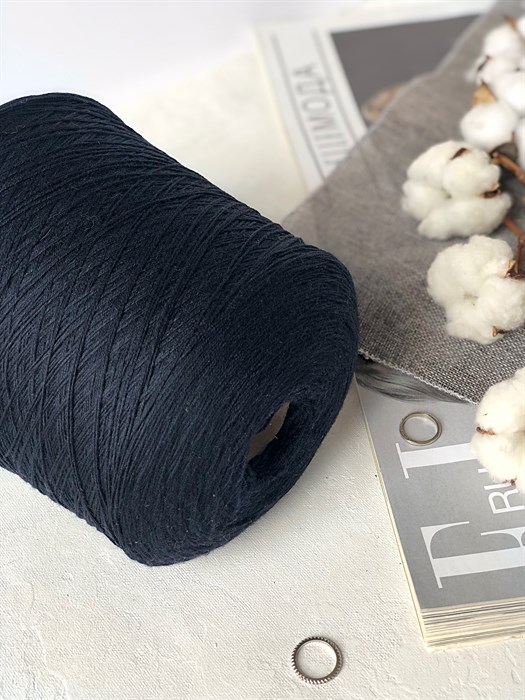 MerinoSilk (Botto Giuseppe), 75% меринос, 25% шелк, 100 г/600 м, чернильный 2859