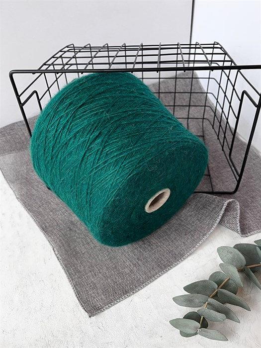 Brioche (Pecci Filati), 30% альпака, 30% меринос, 40% ПА, 100 г/400 м, яркая мята 3249
