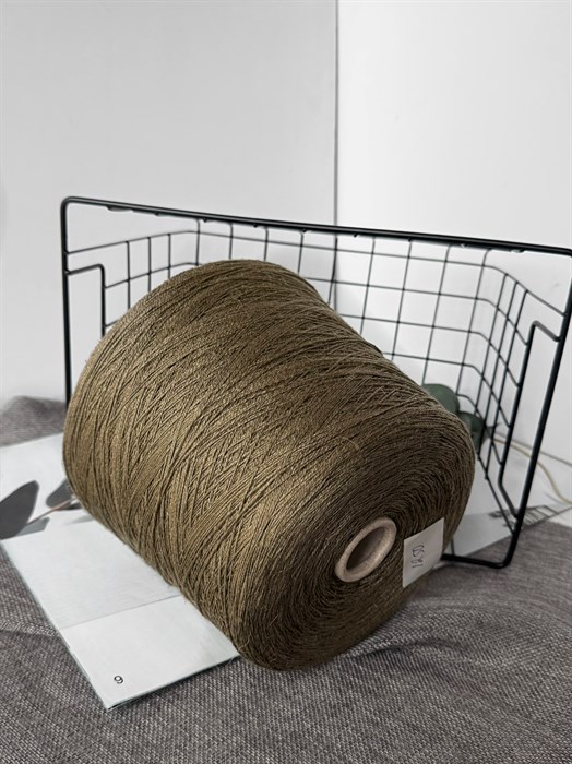 Lino 2/7 (Filati naturale), 100% лен, 100 г/350 м, табак 3321