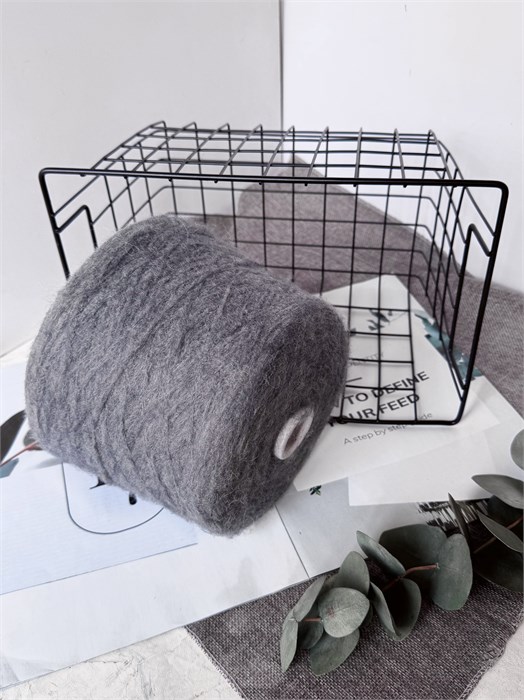 Art. Lapo (Luxury Selection by Ri.Go.), 100 г/450 м, 32% бэби альпака, 27% меринос, 41% ПА, седая ночь 3556