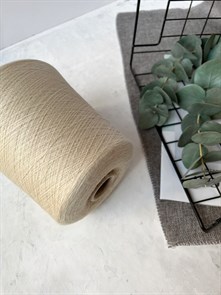 Real Chic (Loro piana), 90% гребенной меринос, 10% кашемир, 100г/3000 м, светлый беж Cash011