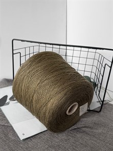 Lino 2/7 (Filati naturale), 100% лен, 100 г/350 м, табак 3321