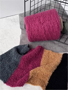 {{photo.Alt || photo.Description || 'Boucle 310 (G&amp;G Filati), 65% меринос, 27% шёлк, 8% ПА, 100 г/310 м, брусничный мусс'}}