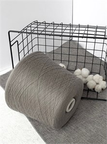 Merinos 2/28 (by Ri.Go), 100%меринос, 100 г/1400 м, цвет тёплый серый (8112) 3656