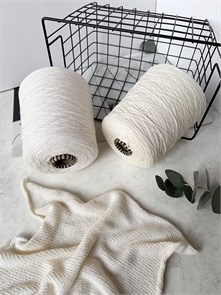 Elisir (Emil Cotoni), 70% хлопок, 30% шёлк, 100 г/540 м, идеальный белый 3703