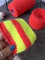 NEON (Zegna Baruffa), 70% меринос, 20% ангора, 10% ПА, 100 г/500 м, неоновый лайм 3137