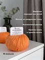 4 сезона TweedyShop (Китай), 50 г/140м, 44% хлопок, 16% мериносовая шерсть, 40% акрил, цвет 10 апельсин 3275