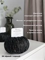 4 сезона TweedyShop (Китай), 50 г/140м, 44% хлопок, 16% мериносовая шерсть, 40% акрил, цвет 04 чёрный с сединой 3267