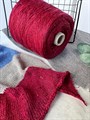Lino-lurex-paillettes (Италия), 100% лён+люрекс+пайетки, 100 г/320 м, рубиновый красный 3367