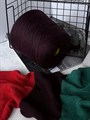 Susuri 2/14, 75% альпака сури, 25% мериносовая шерсть, 100 г/700 м, пьяная вишня 3400