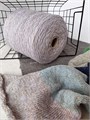 NEON, 80% хлопок, 20% люрекс, 100 г/380 м, бледно-розовый с золотистым люрексом 3471