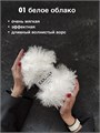 КАКАДУ (TWEEDYSHOP), 100%полиэстер, 100 г/25 м, 01 белое облако 3706